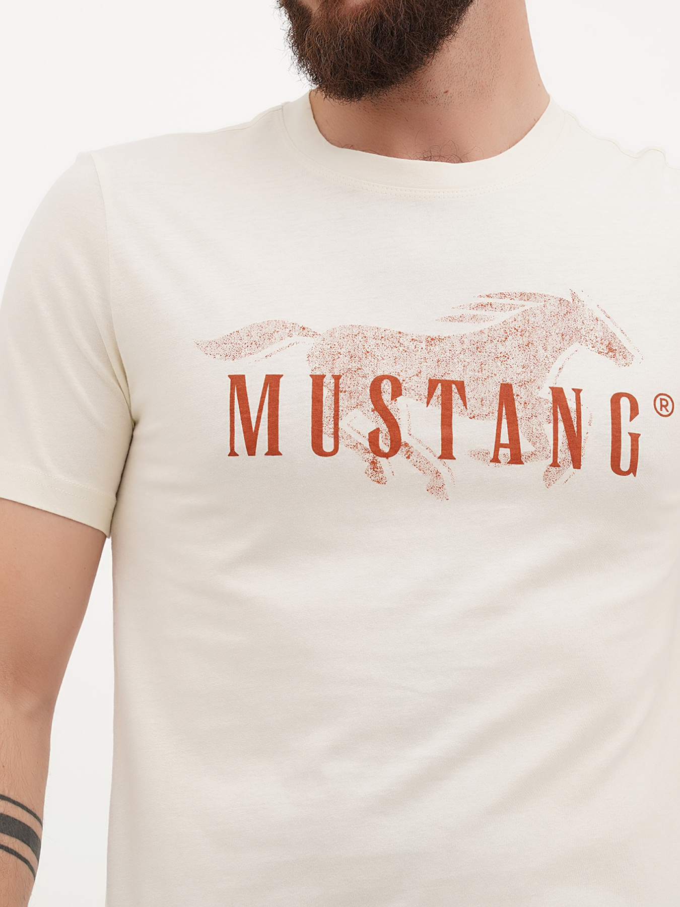 Футболки и поло Mustang Jeans Alex C Print модель 1014458 Фото