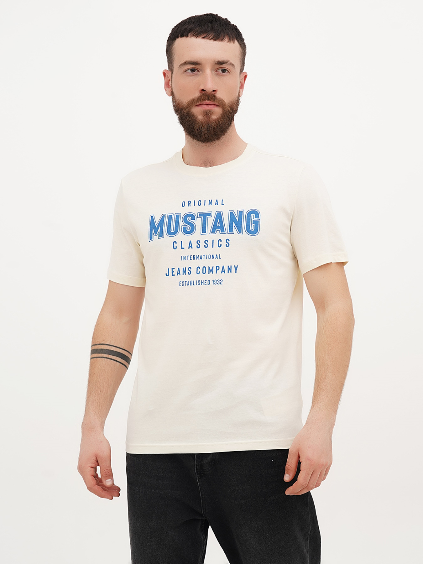 Футболки и поло Mustang Jeans Alex C Print модель 1014459 Фото