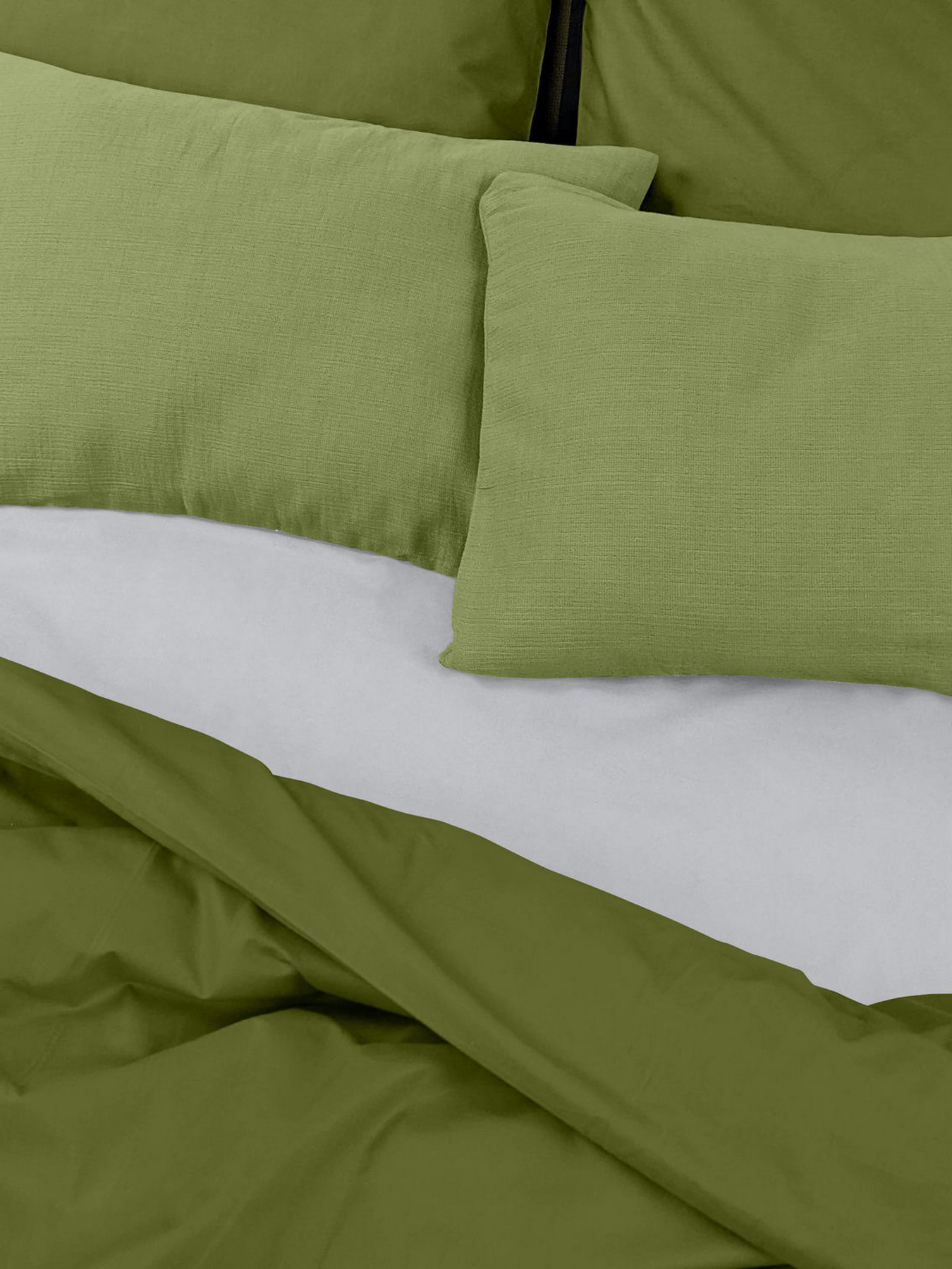 Наволочка муслин на подушку OLIVE Cosas модель 18Muslin_Olive_40x60 Наволочка муслин на подушку OLIVE Cosas модель 18Muslin_Olive_40x60 Фото