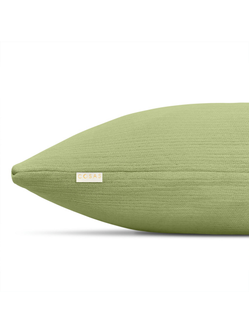 Наволочка муслін на подушку OLIVE Cosas модель 18Muslin_Olive_40x60 Фото