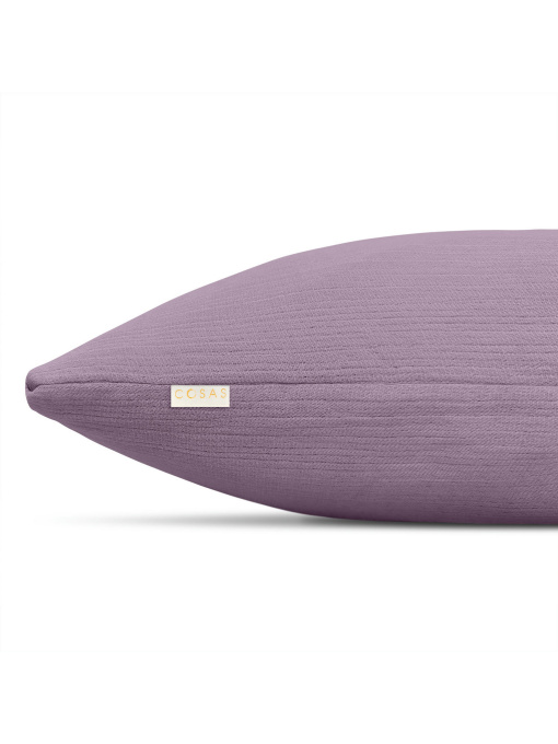 Наволочка муслін на подушку LAVANDER Cosas модель 42MuslinFourLayer_Lavander_40x60 Фото