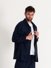 Сорочки IJ модель ij-sorochka-linen-navi-man Фото
