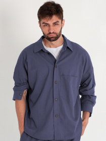 Сорочки IJ модель ij-sorochka-linen-jeans-man Фото