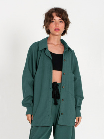 Рубашки IJ модель ij-sorochka-linen-emerald Фото
