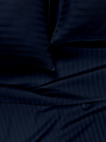 Набір наволочок сатин на подушку NAVY Cosas модель SetPillow_StrSatin_51Navy_40x60 Фото