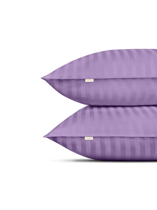 Набор наволочек сатин на подушку AMETHYST Cosas модель SetPillow_StrSatin_24Amethyst_40x60 Фото