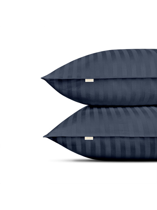Набір наволочок сатин на подушку DENIM Cosas модель SetPillow_StrSatin_15Denim_40x60 Фото