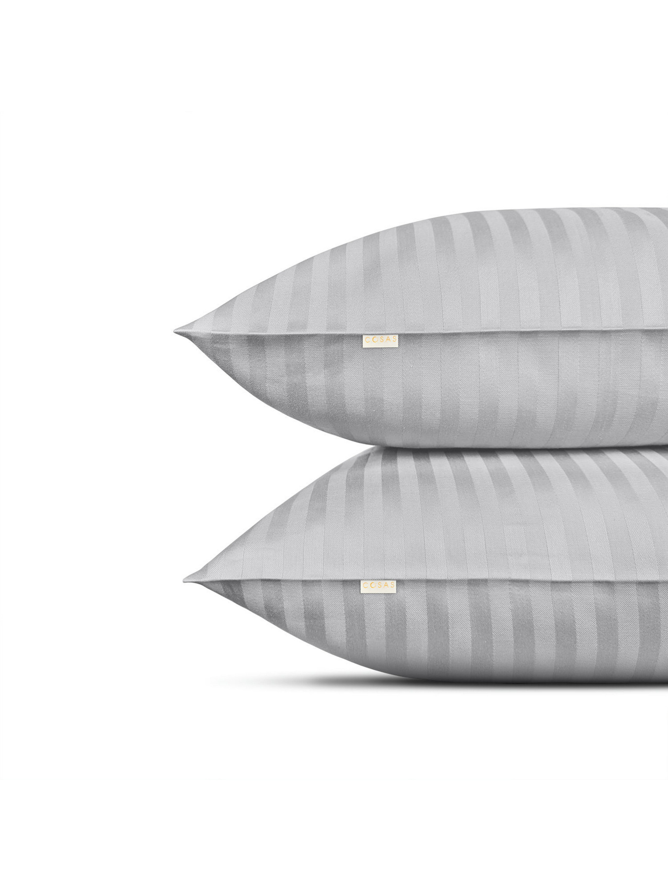 Набір наволочок сатин на подушку SILVER Cosas модель SetPillow_StrSatin_09Silver_40x60 Набір наволочок сатин на подушку SILVER Cosas модель SetPillow_StrSatin_09Silver_40x60 Фото
