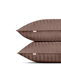 Набір наволочок сатин на подушку LATTE Cosas модель SetPillow_StrSatin_08Latte_40x60 Фото