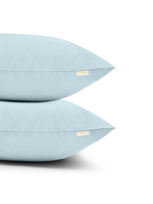 Набір наволочок на подушку SKYEY Cosas модель SetPillow_RanforsLightBlue_50x70 Фото