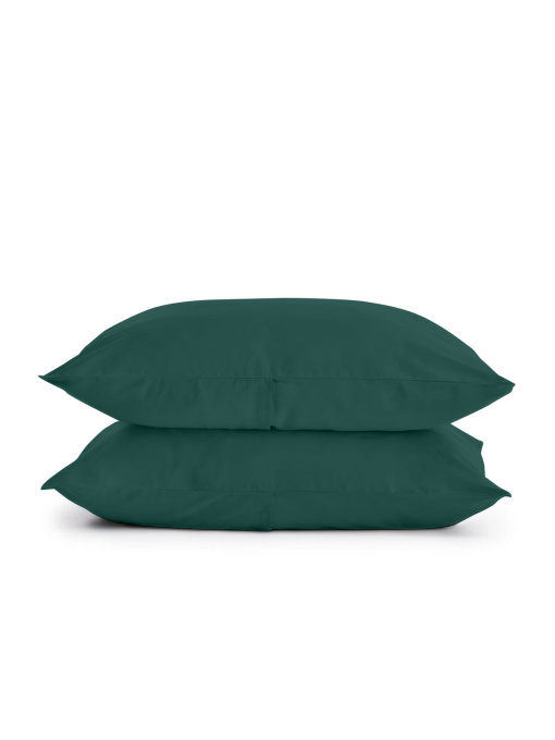 Набор наволочек на подушку PINE DARK Cosas модель SetPillow_RanforsGreenDark_50 Фото