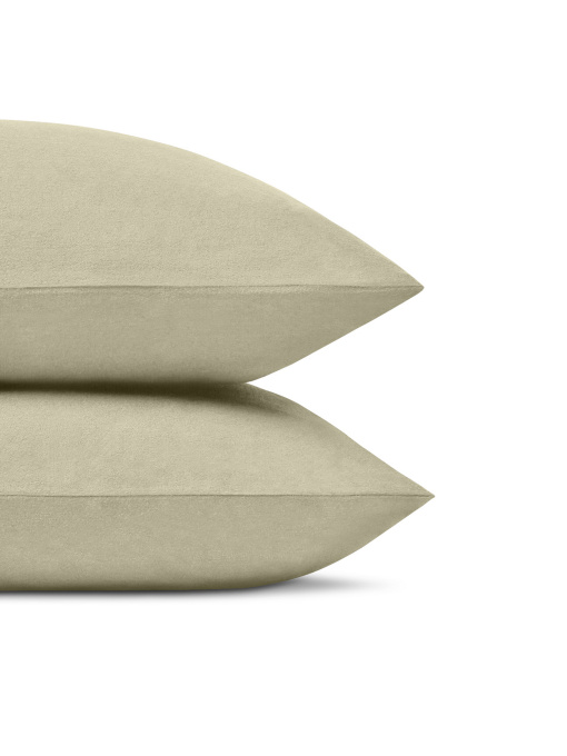 Набір наволочок фланель на подушку OLIVE Cosas модель SetPillow_Flannel_05Olive_40x60 Фото