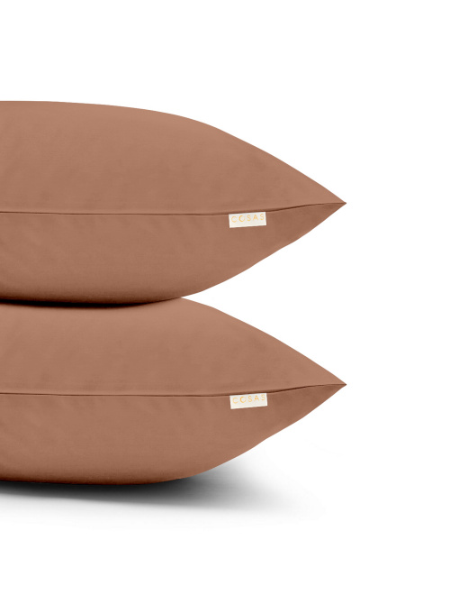 Набор наволочек на подушку CARAMEL Cosas модель SetPillow_13RanforsCaramel_40x60 Фото