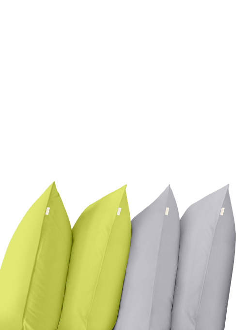 Набор наволочек на подушку LIME & GREY SET Cosas модель Set4Pillow_70Lime_52Grey_50x70 Фото