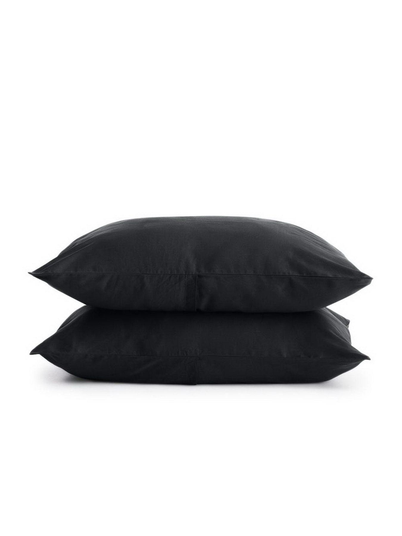 Набір наволочок сатин на подушку BLACK Cosas модель SetPillow_Satin_00Black_40x60 Набір наволочок сатин на подушку BLACK Cosas модель SetPillow_Satin_00Black_40x60 Фото