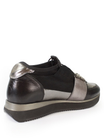Кроссовки It-girl модель D19YA-205black-silver Фото