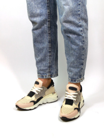 Кросівки It-girl модель G155-8004beige-black Фото