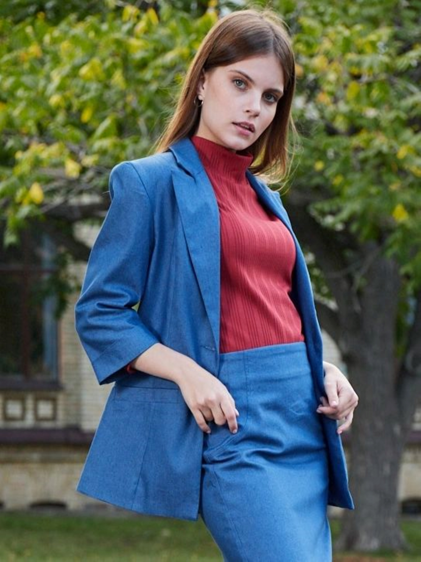 Спідниці LadyLike модель ll31880069-blakitnij Фото