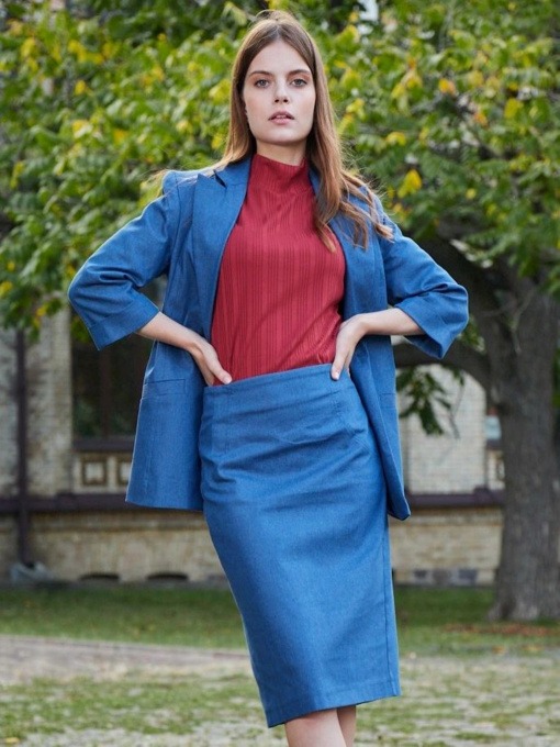 Юбки LadyLike модель ll31880069-blakitnij Фото