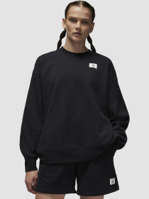 Худи и свитшоты Jordan Flight Women's Fleece Crew модель DQ4599-010 Фото