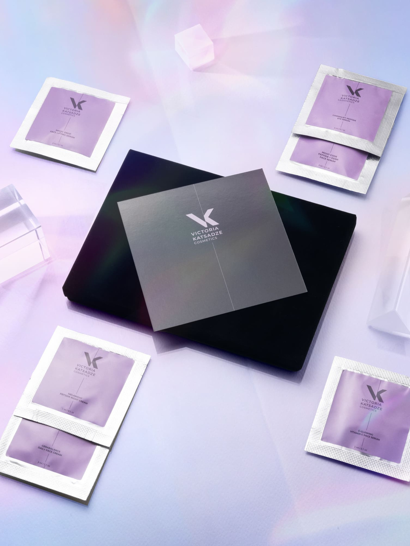 Набір тестерів усієї лінійки VK Cosmetics Уход для лица VK Cosmetics модель VK-0046 Фото