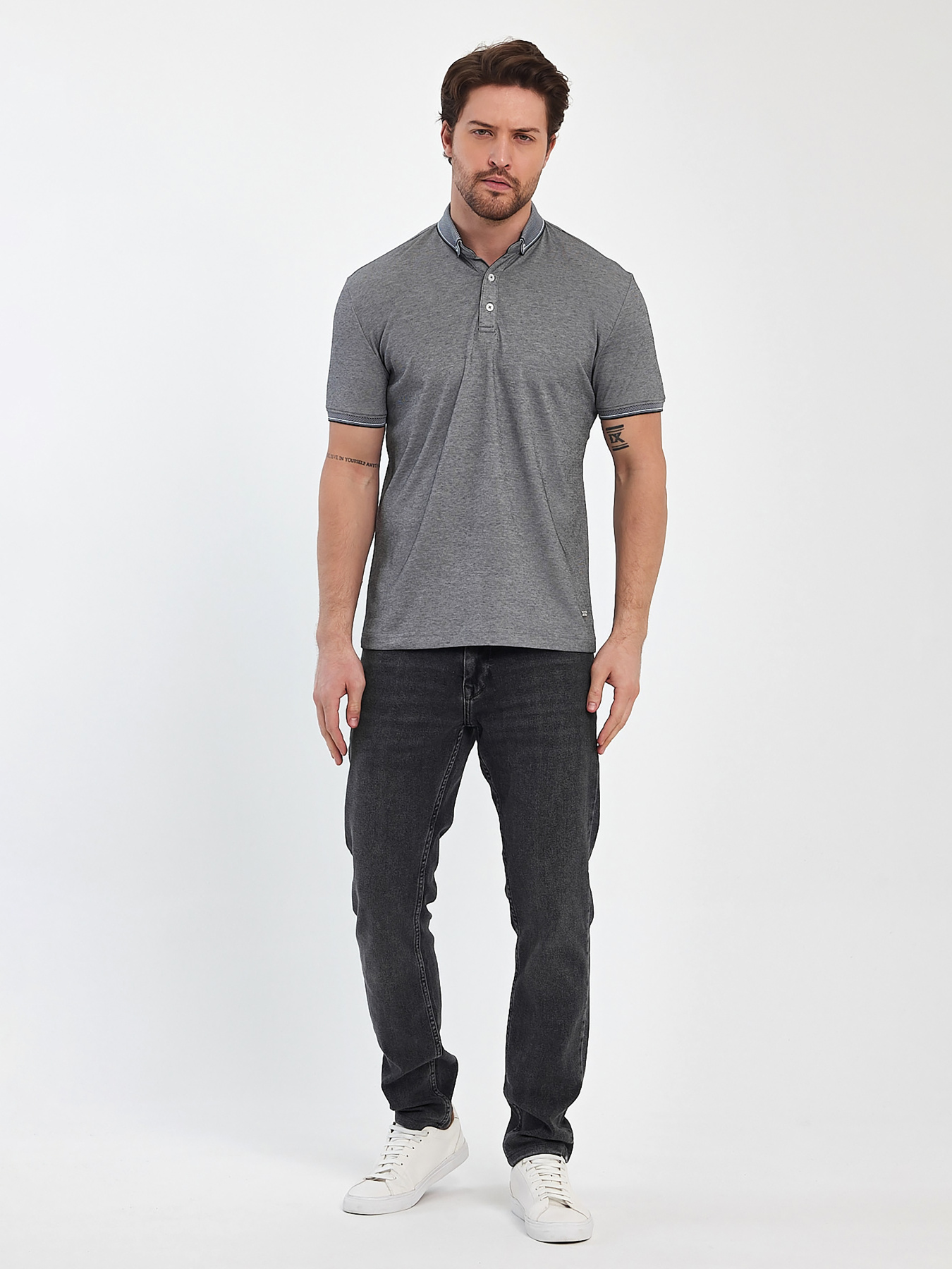 Футболки и поло Trend Collection модель TC12476GreyFTBLK Фото