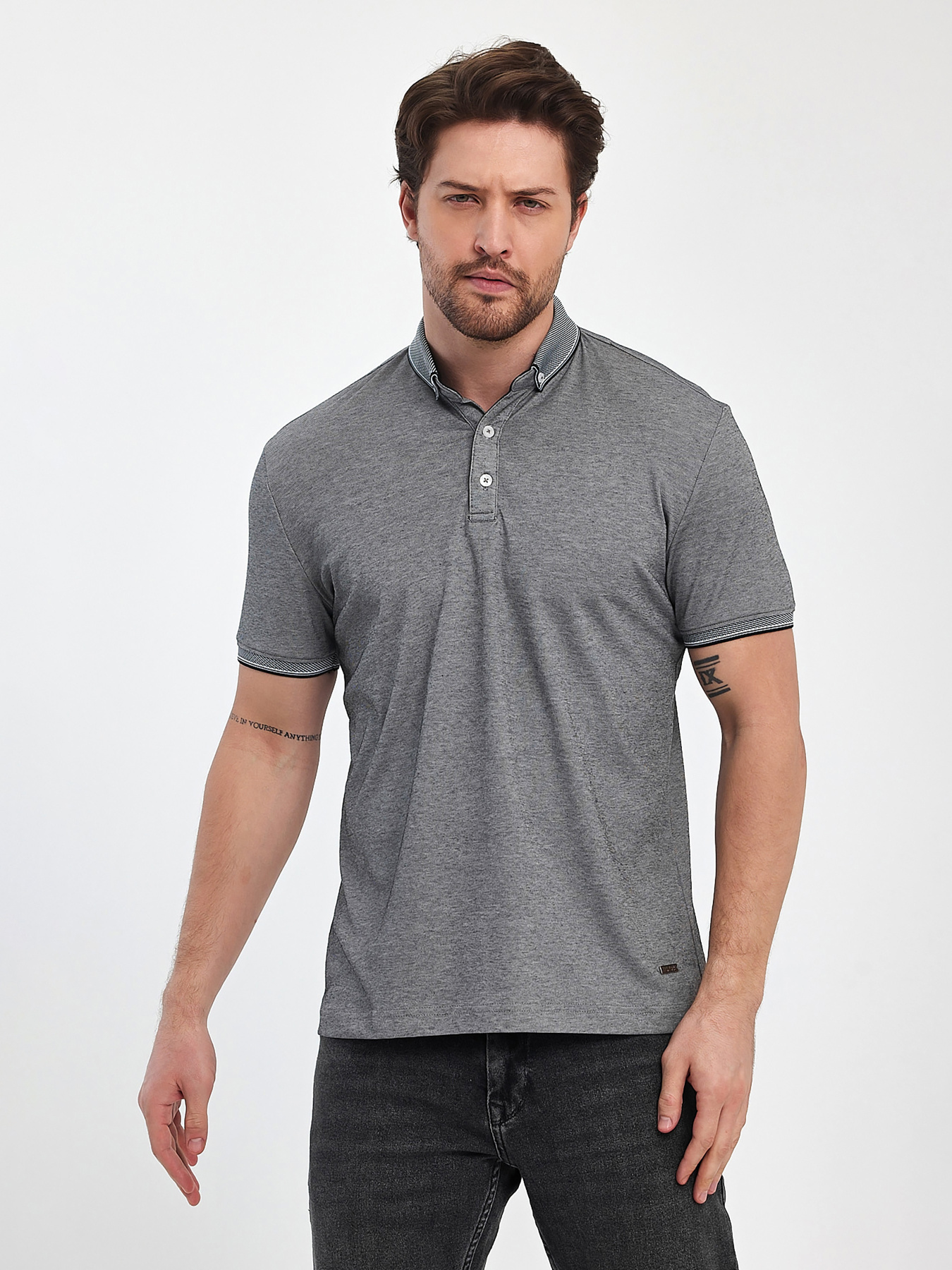 Футболки и поло Trend Collection модель TC12476GreyFTBLK Фото