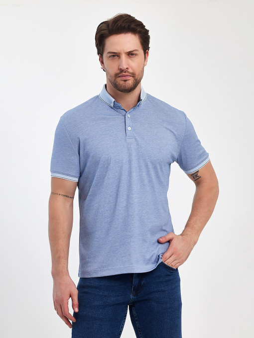 Футболки і поло Trend Collection модель TC12472BlueLightFTBLK Фото