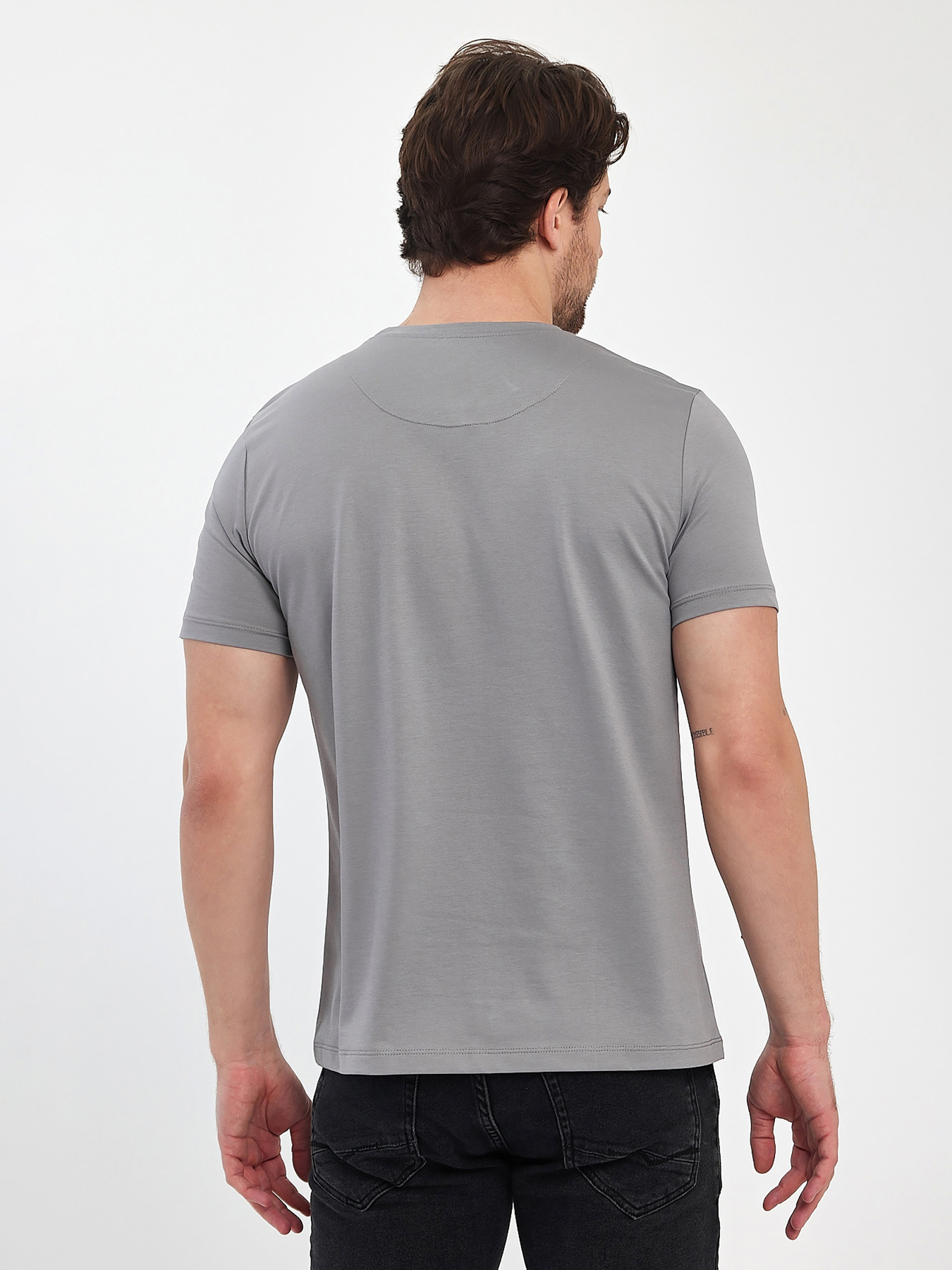 Футболки і поло Trend Collection модель TC12467LightGreyFTBLK Фото