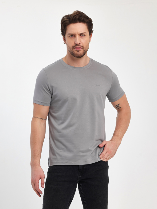 Футболки і поло Trend Collection модель TC12467LightGreyFTBLK Фото