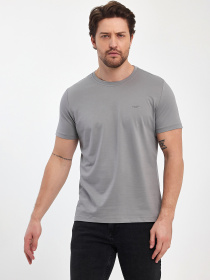 Футболки і поло Trend Collection модель TC12467LightGreyFTBLK Фото