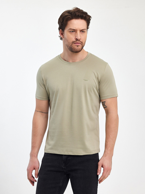 Футболки і поло Trend Collection модель TC12466OliveFTBLK Фото