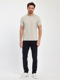 Футболки и поло Trend Collection модель TC12464BeigeFTBLK Фото