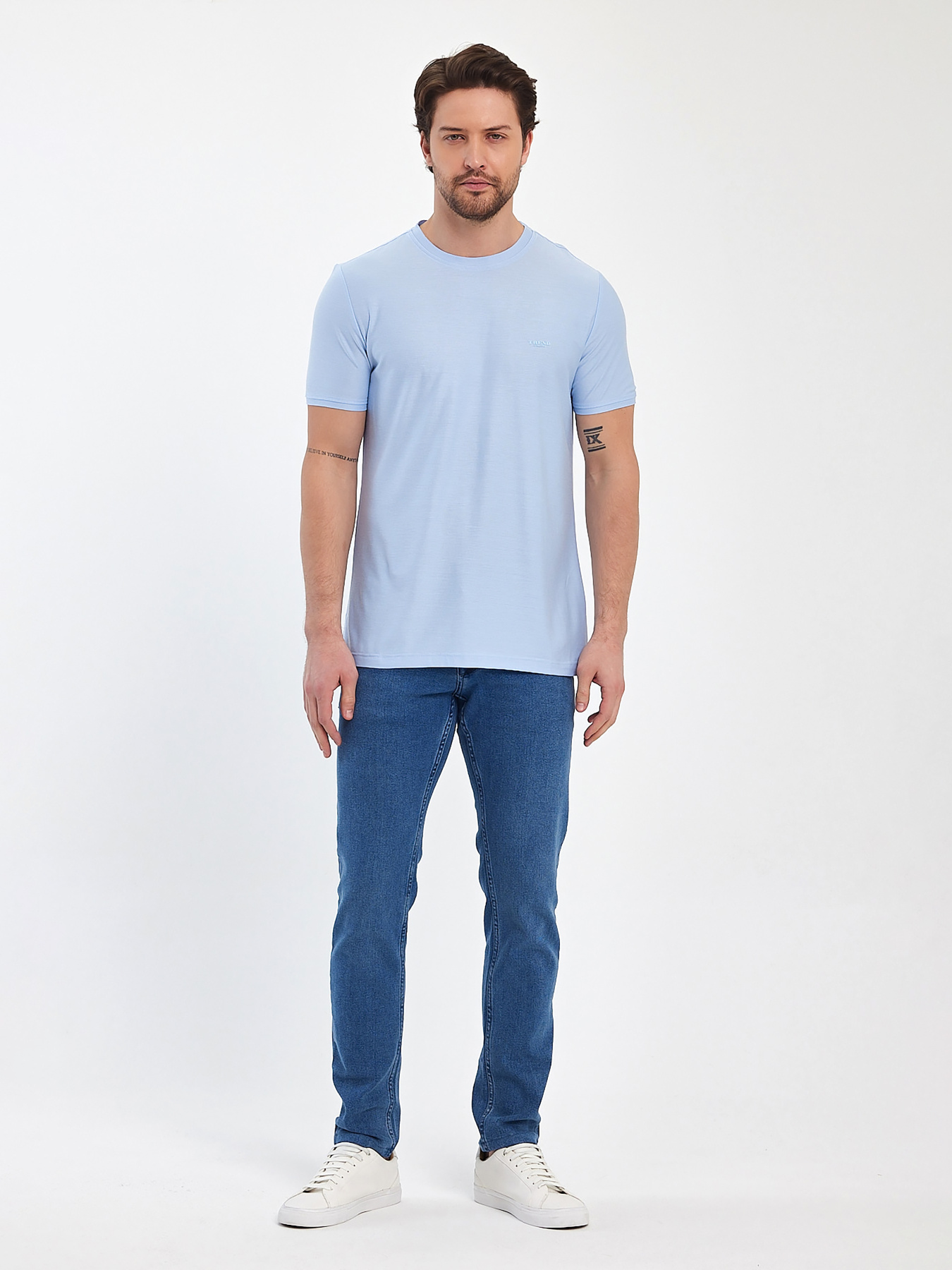 Футболки і поло Trend Collection модель TC12461BlueLightFTBLK Фото