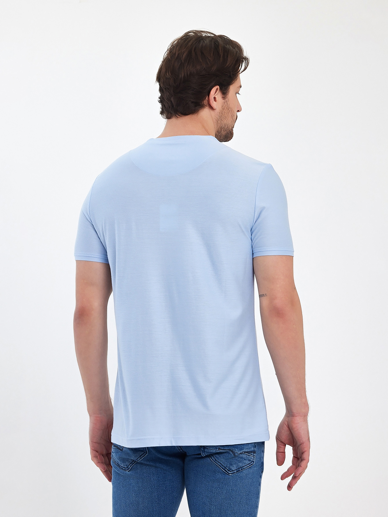Футболки і поло Trend Collection модель TC12461BlueLightFTBLK Фото