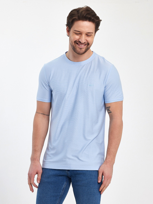 Футболки і поло Trend Collection модель TC12461BlueLightFTBLK Фото