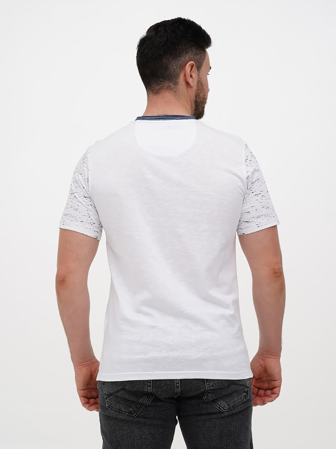 Футболки и поло Trend Collection модель TC12198WhiteFTBLK Фото