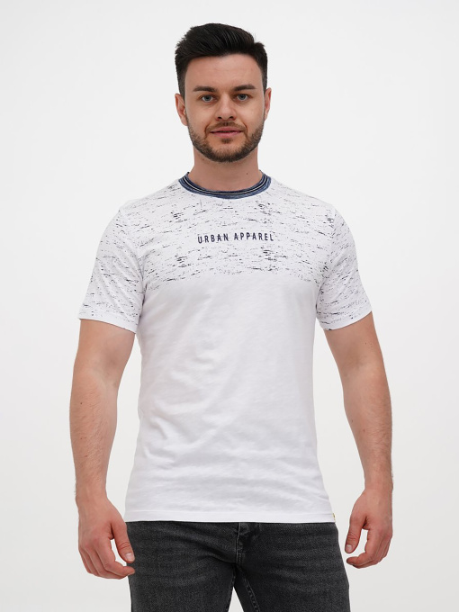 Футболки і поло Trend Collection модель TC12198WhiteFTBLK Фото