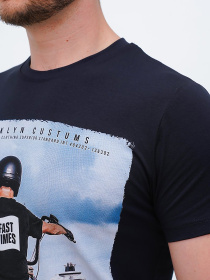 Футболки і поло Trend Collection модель TC12187DarkBlueFTBLK Фото
