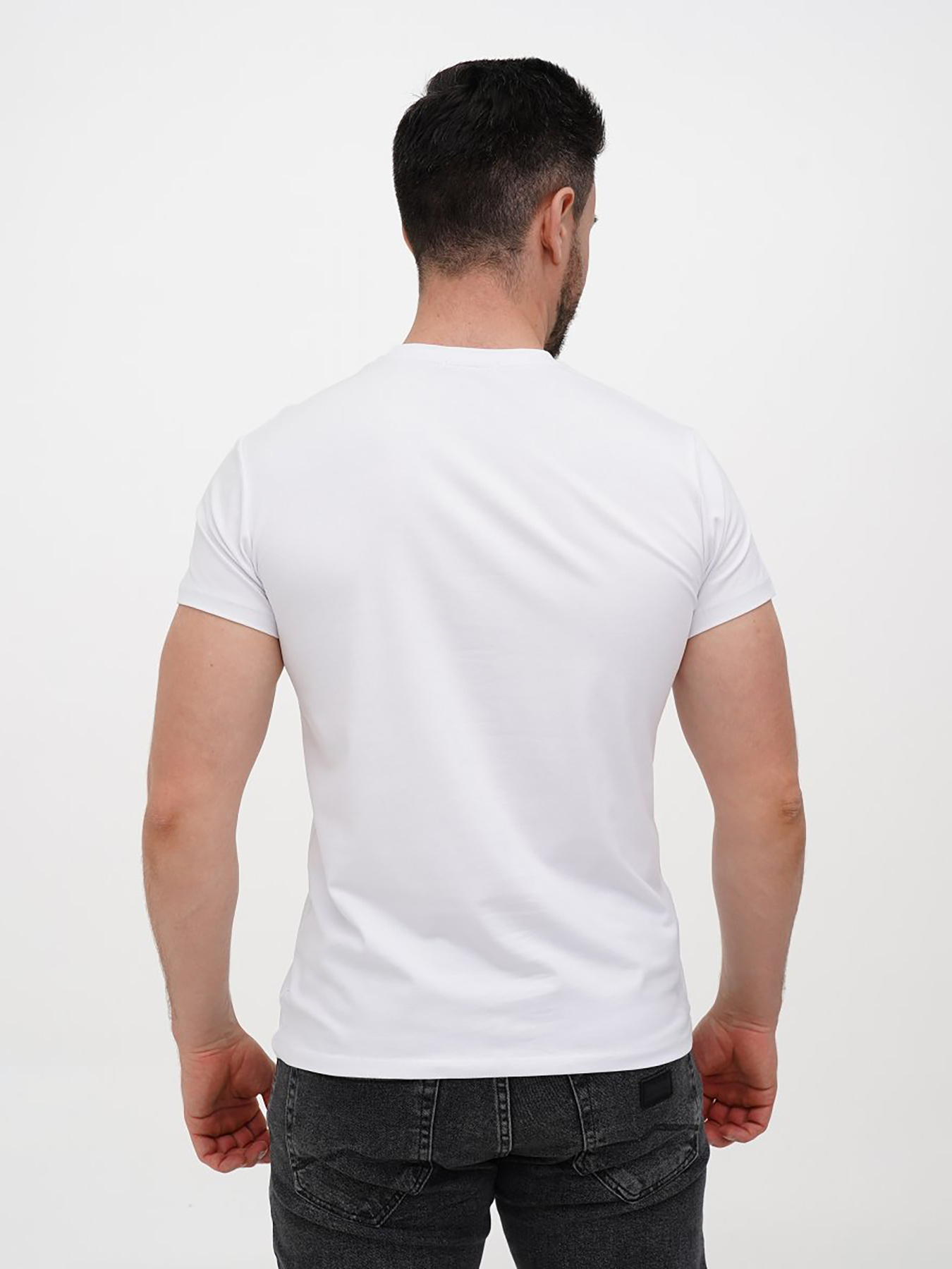 Футболки і поло Trend Collection модель TC12183WhiteFTBLK Фото