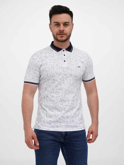 Футболки і поло Trend Collection модель TC12129WhiteFTBLK Фото