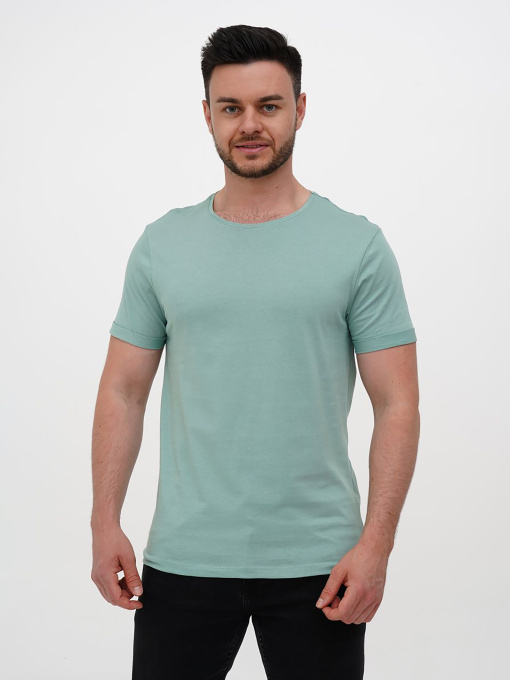 Футболки и поло Trend Collection модель TC12110LightGreenFTBLK Фото