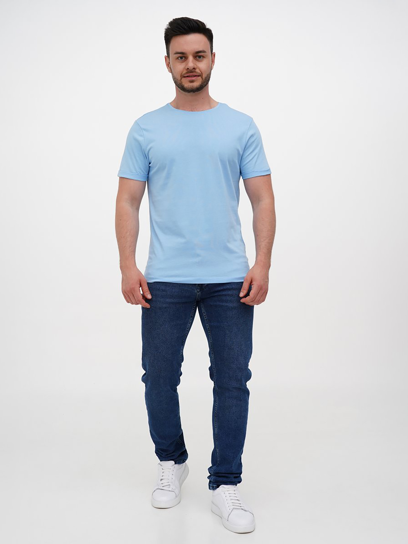 Футболки і поло Trend Collection модель TC12109BlueLightFTBLK Фото