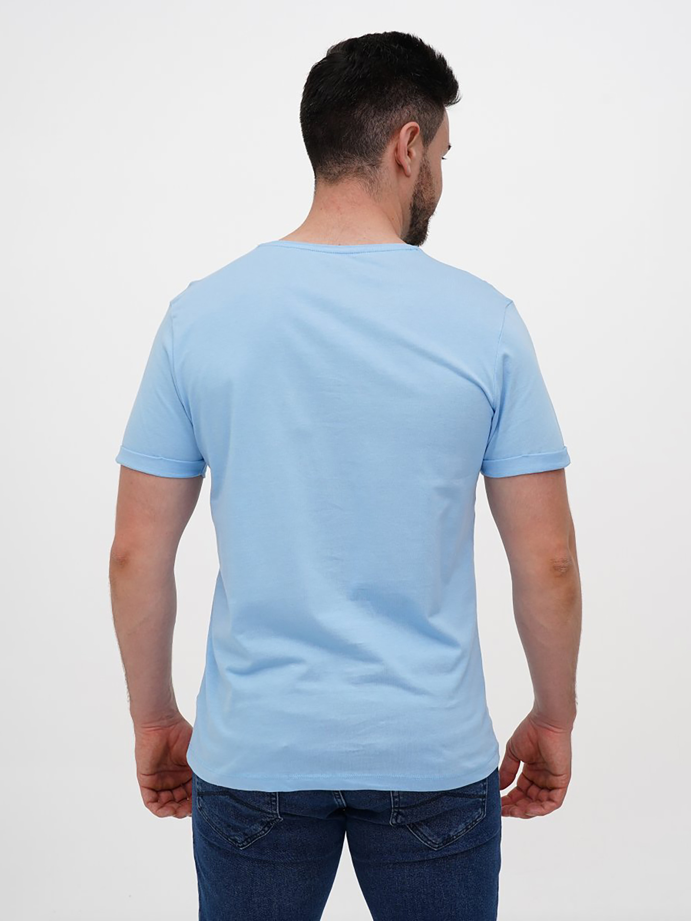 Футболки і поло Trend Collection модель TC12109BlueLightFTBLK Фото