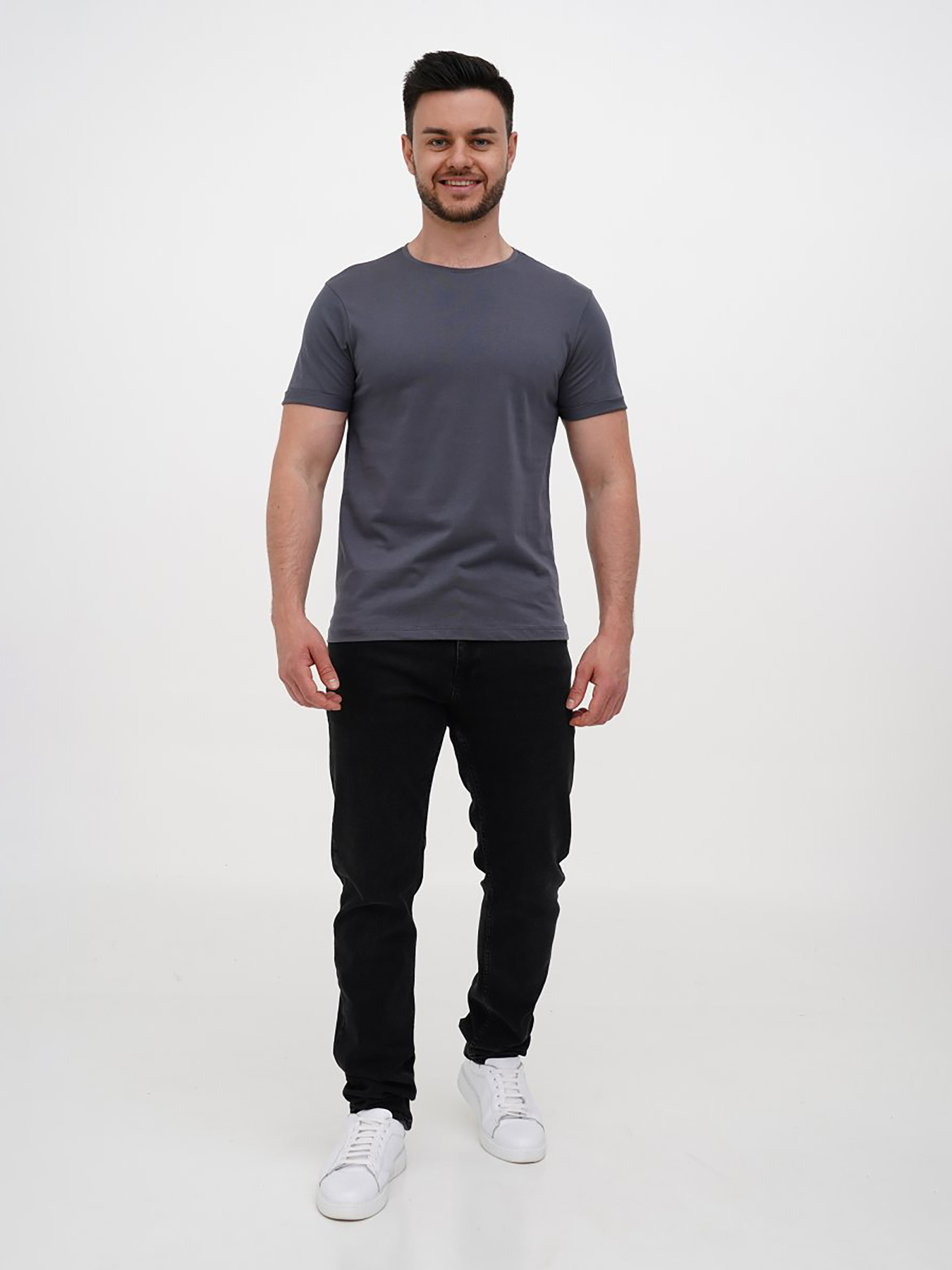 Футболки і поло Trend Collection модель TC12107GreyFTBLK Фото