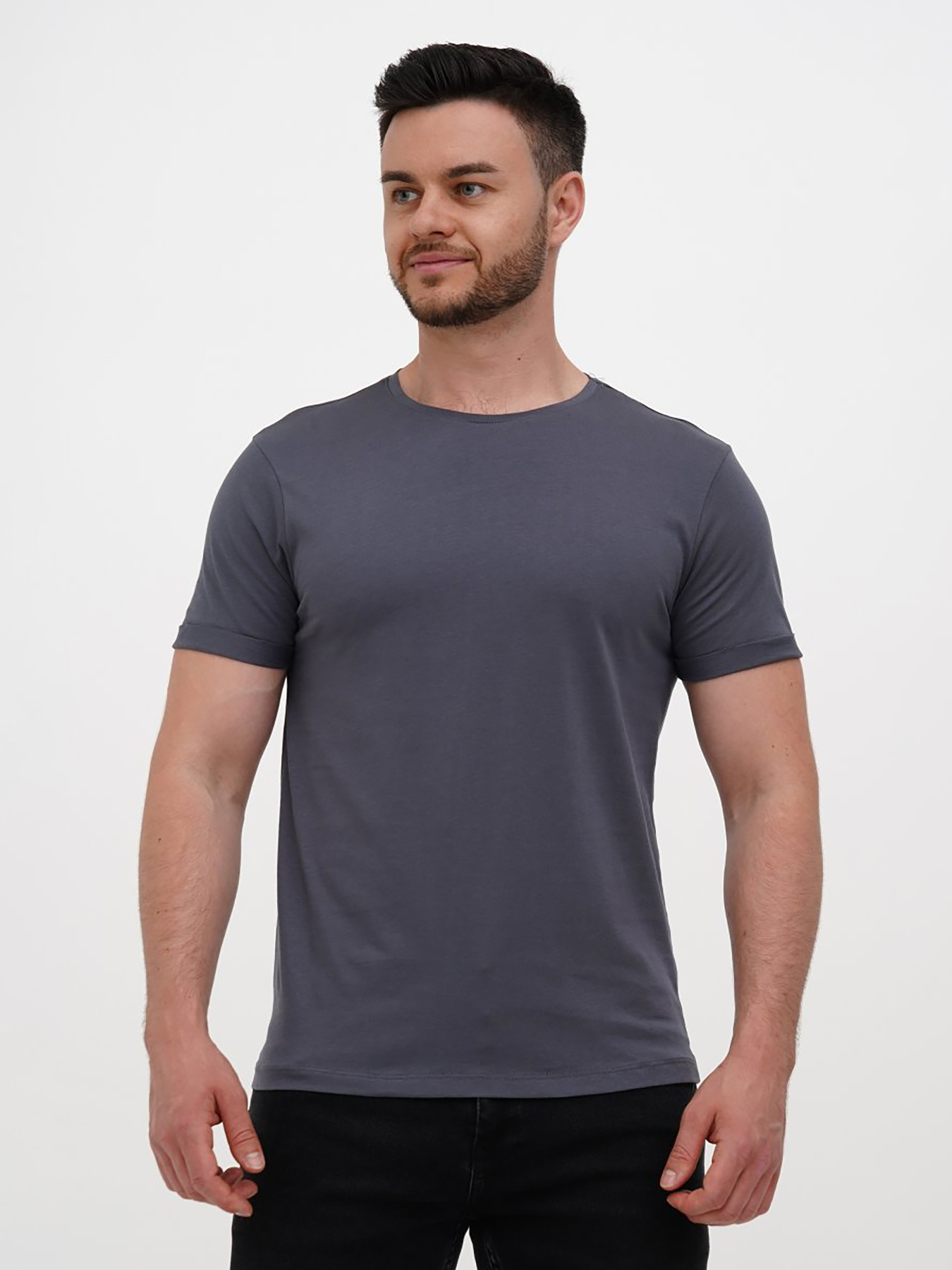 Футболки і поло Trend Collection модель TC12107GreyFTBLK Фото