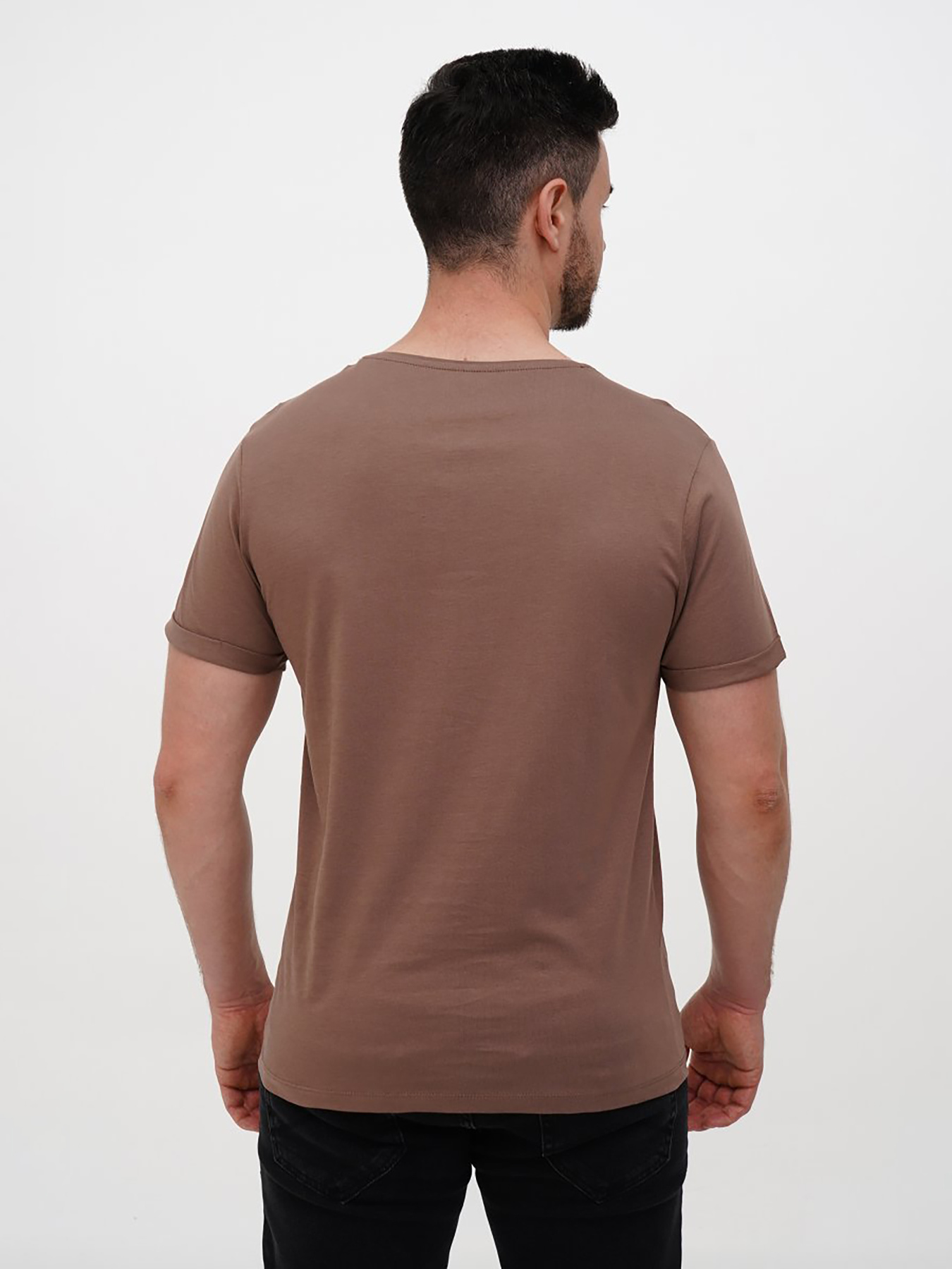 Футболки и поло Trend Collection модель TC12104BrownFTBLK Фото