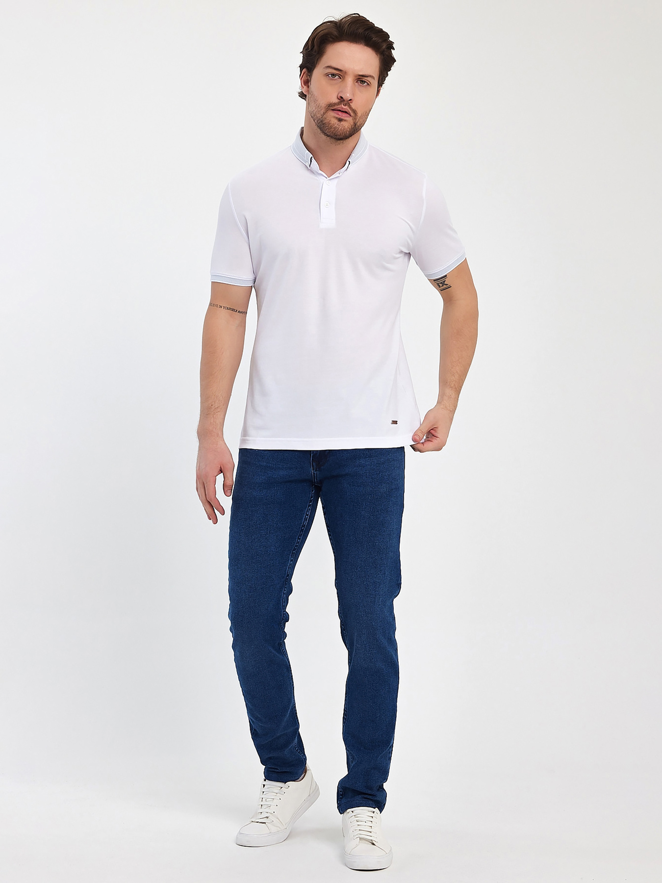 Футболки и поло Trend Collection модель TC11445WhiteFTBLK Фото