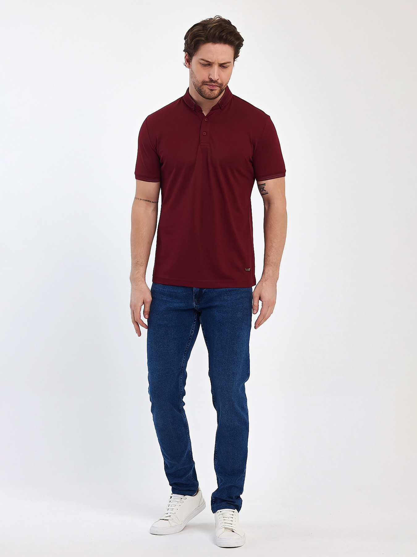 Футболки і поло Trend Collection модель TC11439BordoFTBLK Фото