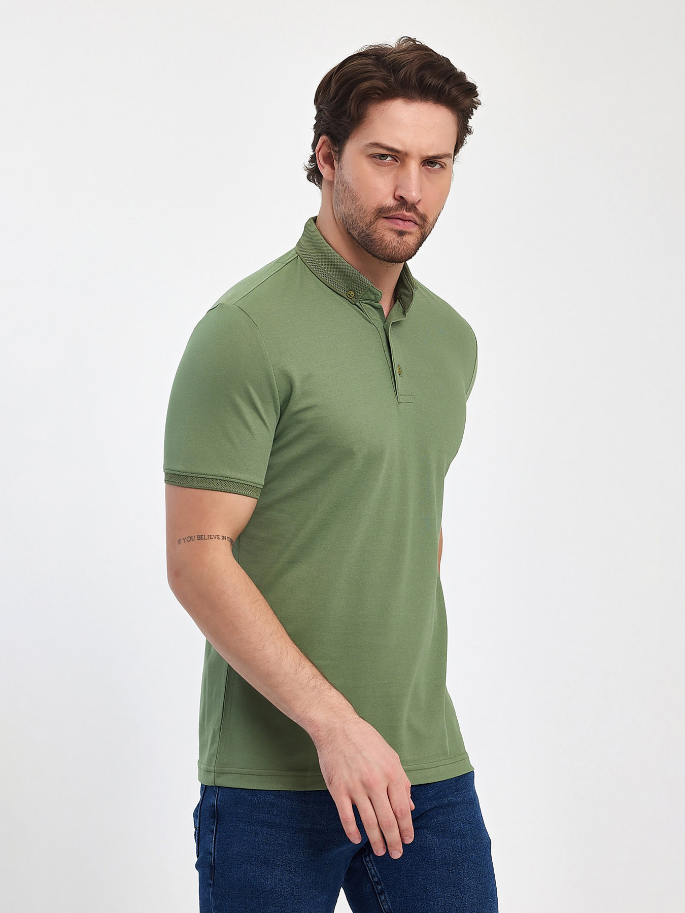 Футболки і поло Trend Collection модель TC11435OliveFTBLK Фото